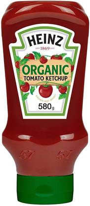 HEINZ Organic Tomato Ketchup Pet Bottle, 580 g (100378991) Ketchup