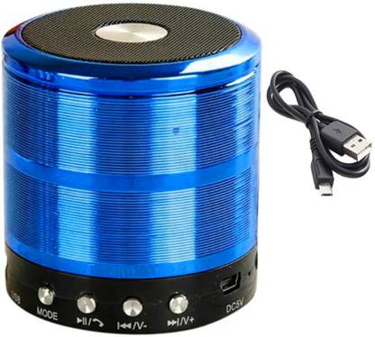 Alafi Best Top Selling WS-887 Wireless Speaker with Memory Card Slot, USB Pen Drive Slot and and USB Slot Compatible Y1 with All Mobile phones, Lound,Spilshproof, ,Party,DJ Sound,Rechargeable,Extra Bass,3D Sound,Heavy Sound,Rocks Beats,Best Buy,Stereo,High Quality,Rich deep bass,Powerfull,Table,High Sound,Speaker 5 W Bluetooth Speaker