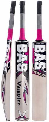 BAS Vampire Supreme Cricket Bat Kashmir Willow Full Size (Pack Of 1) Kashmir Willow Cricket  Bat For 15+ Yrs