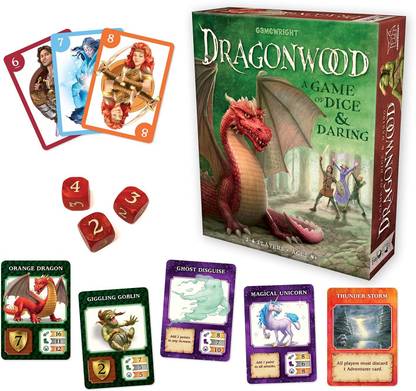 primil Dragonwood A Game of Dice and Daring Board Game Strategy & War Board Game