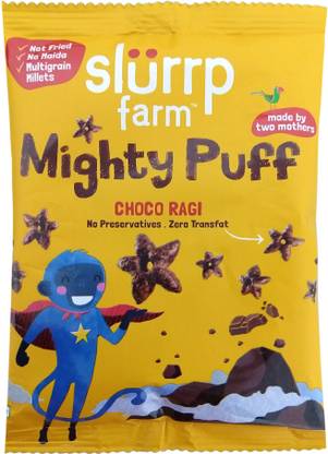 Slurrp Farm Mighty Munch Choco Ragi Puffcorn