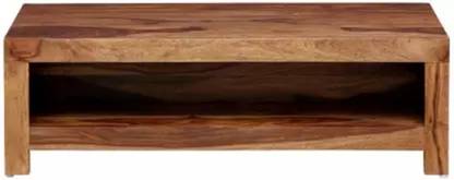 CHITRA FURNITURE Sheesham Wood Center /Coffee/Tea Table For Living Room/Office.|Finish:-Natural Teak| Solid Wood Coffee Table