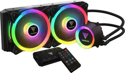 GAMDIAS CHIONE M2-240R 240mm CPU Liquid Cooler with Remote Controller Liquid Cooling All in one Cooler