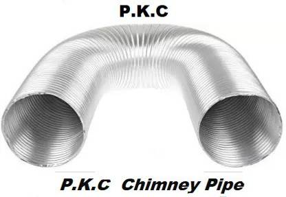 PKC 5 Inch 5 Feet Exhaust Pipe Hose Pipe