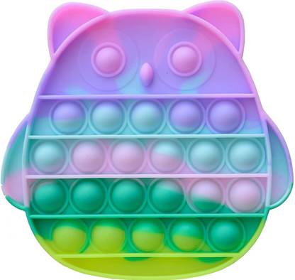 lifestylesection POP IT TOY OWL SHAPE BUBBLE PRESS TOY FOR KIDS WATERPROOF TOY