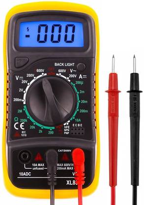 Corslet Digital Multimeter XL830L Multi Meter Digital Meter for Electronics & Mobile Multimeters Digital Multimeter Voltage Tester Digital Multimeter