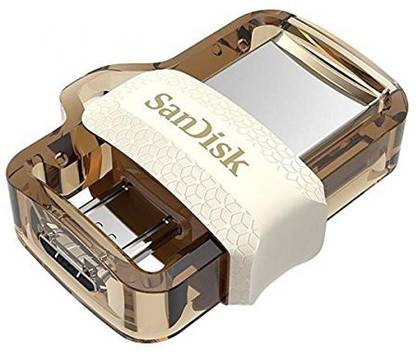 SanDisk SDDD3-032G-GW 32 GB OTG Drive Compatible with Mobile, Laptop, Desktop Computer USB 3.0 Plastic Case