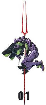 Neon Genesis Evangelion Mech Simple Background Spear Of Longinus Eva Unit 01 Fan Art Matte Finish Poster Paper Print