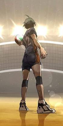 Yamaguchi Anime Haikyuu Net Pinch Server Spotlight Volleyball Matte Finish Poster Paper Print