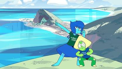 Steven Universe Lapis Lazuli Peridot Matte Finish Poster Paper Print