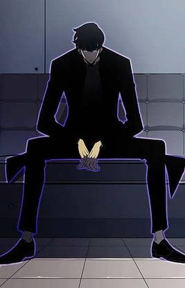 Manhwa Solo Leveling Sung Jin Woo Matte Finish Poster Paper Print