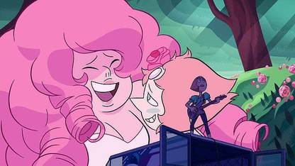 Steven Universe Steven Universe Tv Show Pearl Rose Quartz Matte Finish Poster Paper Print