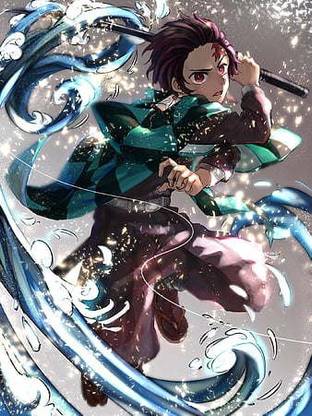 Tanjirou Fan Art Anime Demon Slayer Kimetsu No Yaiba Tanjiro Tanjiro Kamado Matte Finish Poster Paper Print