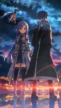 Sword Art Online 2 Asuna Kirito Yui Matte Finish Poster Paper Print