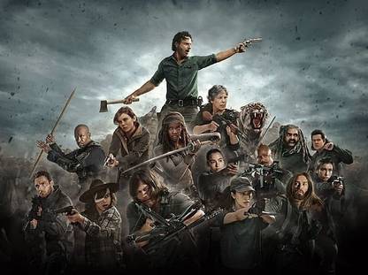 Rick Grimes Negan The Walking Dead Matte Finish Poster Paper Print