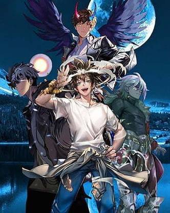Los 3 Dioses Baam Jin Mori Manga Solo Leveling Sung Jin Woo The God Of Highschool Tower Matte Finish Poster Paper Print