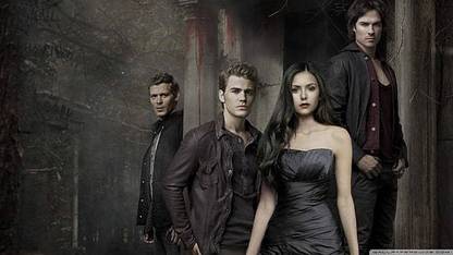 The Vampire Diaries Elena Gilbert Damon Salvatore Stefan Salvatore Matte Finish Poster Paper Print