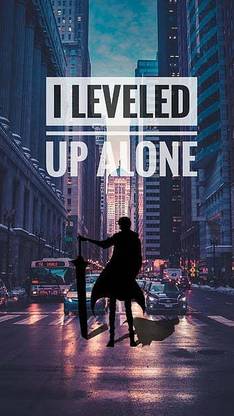 Solo Leveling Oneplus Solo Leveling Matte Finish Poster Paper Print