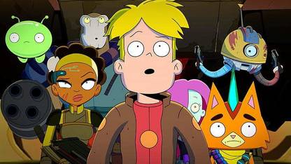 Tv Show Final Space Ash Graven Gary Goodspeed Little Cato Final Space Matte Finish Poster Paper Print