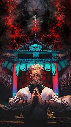 Ryomen Sukuna Domain Expansion Art Fictional Character Cool Wallaper Fanart Iphone Anim Matte Finish Poster Paper Print