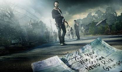 The Walking Dead Daryl Dixon Maggie Greene Rick Grimes Matte Finish Poster Paper Print