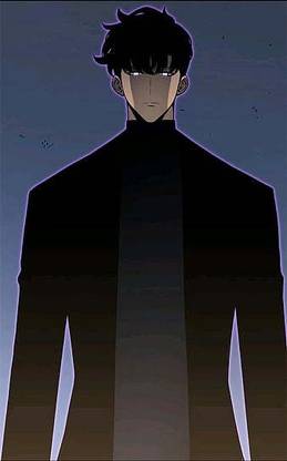 Solo Leveling Black Shadow Solo Leveling Sung Jin Woo Matte Finish Poster B-280 Paper Print