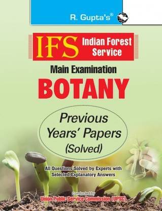 IFS: Main Exam (Botany) Previous Years' Papers (Solved)