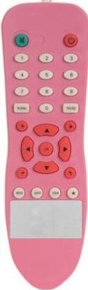 Juneja Enterprises Compatible Dish Free Remote Dish Free, Dvb Box Remote Controller (Pink) Dish Free,Dvb Box Remote Controller