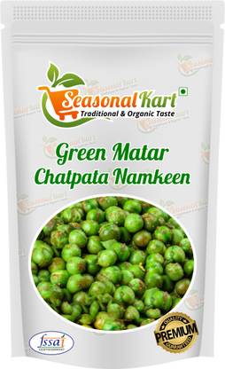 Seasonal Kart Masala Green Matar / Roasted Peas Spicy & Crunchy |Roasted Green Peas Masala