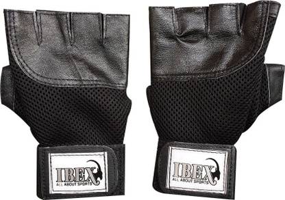 IBEX Gym Gloves Pure Leather Gym & Fitness Gloves