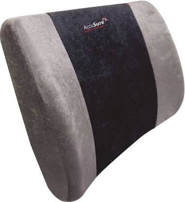 AccuSure Lower Back Rest Lumbar Support for Office Chair|Back Pillow for Car|Provides Lower Back / Lumbar Support