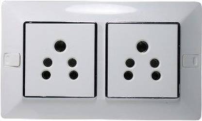 JELECTRICALS Two Sockets Modular Extension board Extension board 2 Socket Extension Boards