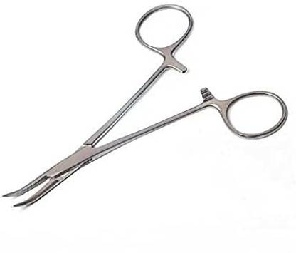 ARINEO Mosquito Artery Forceps 5"curved Strong Cut Scissors