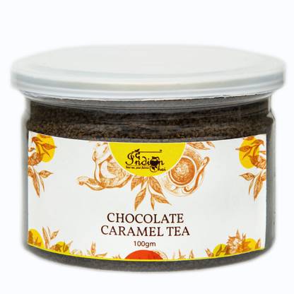 The Indian Chai Chocolate Caramel Delicious Chai for Relieving Stress 100g Chocolate Tea Plastic Bottle
