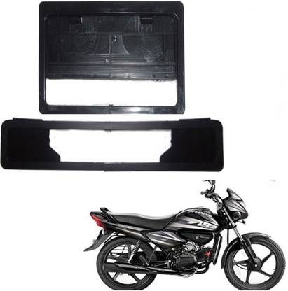 BRPEARl Quality Two Wheeler Bike Number Plate Protection Frame For Hero Splendor NXG Bike Number Plate