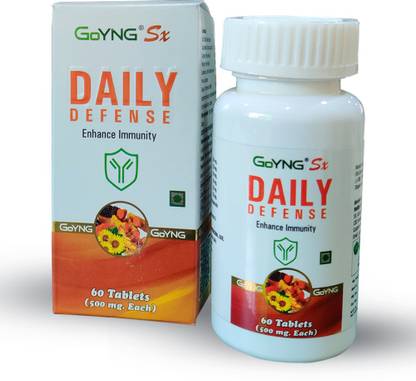 GoYNG Daily Defense (Curcumin with Piperine, Ginseng, Guggul) immunity 60 Tabs