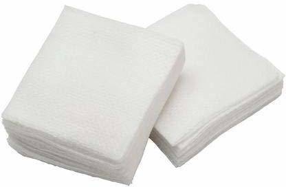 navjai Soft Non Woven Tissue Paper for Makeup Removal Tissue for Dining Table 12x12Inch