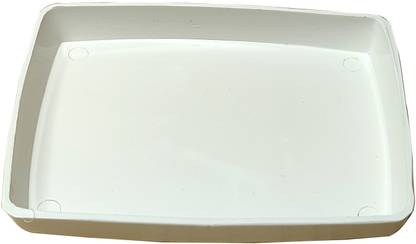 Luxuro Multi-Utility Plastic White 4 1/2 " X 3 1/2"