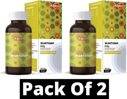 NIPCO HOMEOTRADE WARTONIP Pills
For Warts & Corns. PACK OF 2