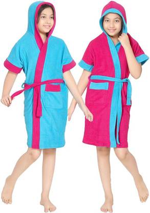 Sand Dune Multicolor Free Size Bath Robe