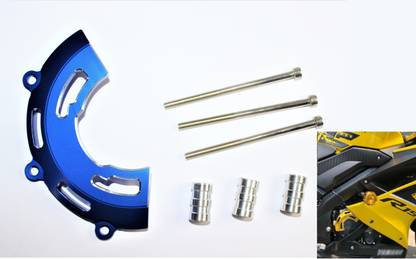 acube mart R15 V3 CNC aluminium engine guard protective side cover Blue Bike Crash Guard