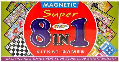 VRX 8 IN 1 SUPER MAGNETIC MULTIPLE BOARD KIT KAT GAME Educational Board Games