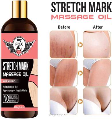 7 FOX Body Toning Oil For Scars/Stretch Mark/Ageing/Uneven Skin Tone/Firming/Nourishment- For Men & Women-
