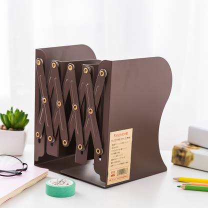 oddpod SimpleXXX Expandable Office & Home Shelf 7.5" Brown Iron Book End