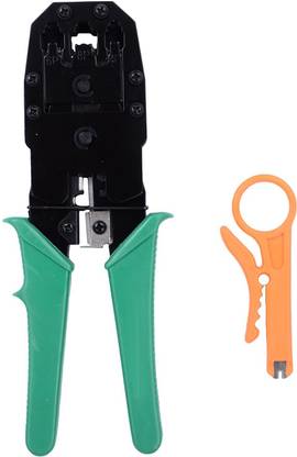 Teratech Crimping Tool RJ45/RJ11 Networking Lan Cable Cutter 3 In 1 Modular Crimping Tool Manual Crimper