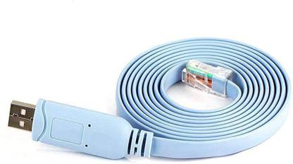 Etzin LAN Cable 1.5 m USB Console Cable USB to RJ45 Console Serial Console Cable epl-869C