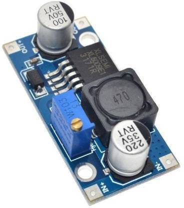 keertan kalp XL6009 DC-DC Step-up Module with Adjustable Booster Power Supply Module Sound Recorder and Sound Circuit Electronic Hobby Kit Multilayer PCB