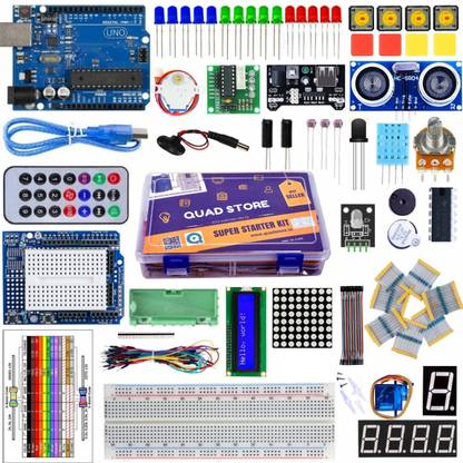 Quad Store Super Starter Kit compatible with Arduino IDE and Uno R3 Electronic Components Electronic Hobby Kit