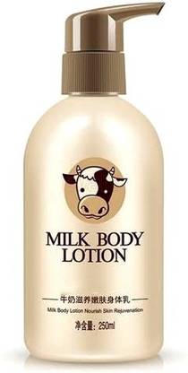 chansai Anti-aging Colostrum Nutritional Body Lotion Moisturize Dry Skin Cow Lotion, Advansed Deep Nourish Body Lotion with Pure Milk(250ml)