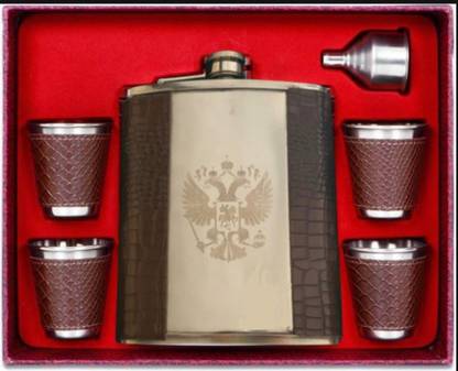 TARGET PLUS 18oz 500ml Stainless Steel Hip Flask